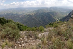 Výhled z Montserratu