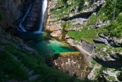 Slovinsko - vodopád Savica