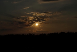 Západ Slunce u Loučeně