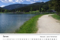 Kalendář 2018 - jezero Teichalmsee