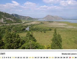 Kalendář 2019 - Černá Hora, Skadarské jezero