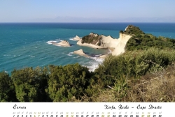 Kalendář 2020 - Řecko, Korfu - Cape Drastis