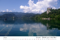 Kalendář 2021 - Slovinsko, Bledské jezero a hrad Bled