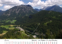 Kalendář 2021 - Rakousko, most Highline 179 a hrad Ehrenberg