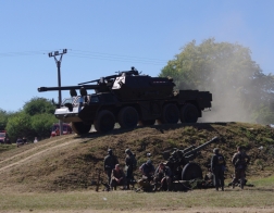 14. tankový den v Lešanech 2016 - samohybná houfnice DANA M1M