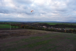 Let balónem nad Žatcem a okolím - občas jsme měli i doprovod ve formě letadla či rogala