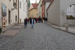 Praha - Lobkowiczký palác, ulice Pražského hradu