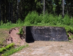 Česká republika - základová deska pěchotního srubu T-St-74 nedaleko pevnosti Stachelberg