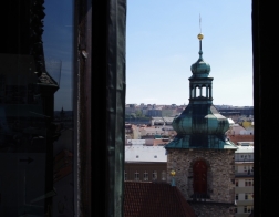 Praha - Jindřišská věž, výhledy z věže na pražská panoramata