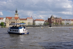 Praha - Kampa a okolí, pohled na Vltavu