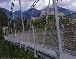 Rakousko - lanový most Highline 179