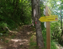 Slovinsko - cesta od pevnosti Kluže k pevnosti Hermann