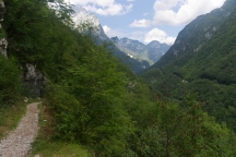 Slovinsko - cesta od pevnosti Kluže k pevnosti Hermann
