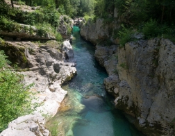 Slovinsko - řeka Soča