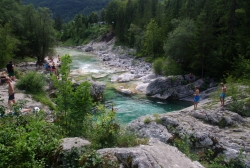 Slovinsko - řeka Soča