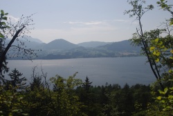 Pohled na jezero Traunsee