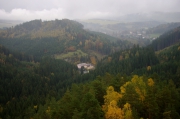 Adršpašsko-teplické skály výhled z hradu Střmen